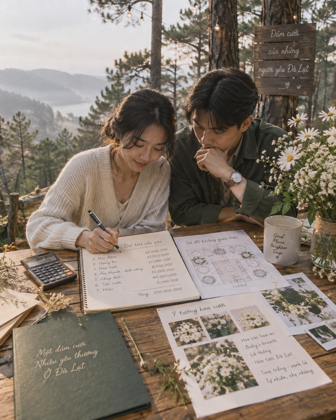 Dự Trù Ngân Sách Sân Khấu Tiệc Cưới Ngoài Trời - The Pine Wedding Planner