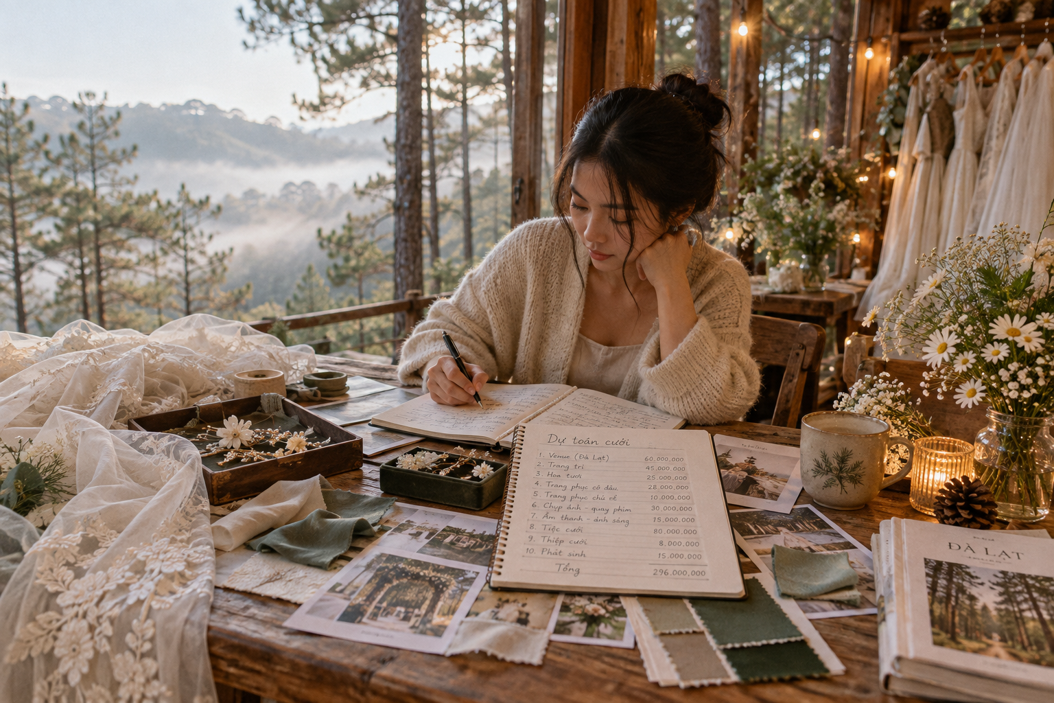 Chi Phí Thuê Váy Cưới - Bảng Giá Và Các Hạng Mục Chuẩn Bị Đám Cưới The Pine Wedding Planner