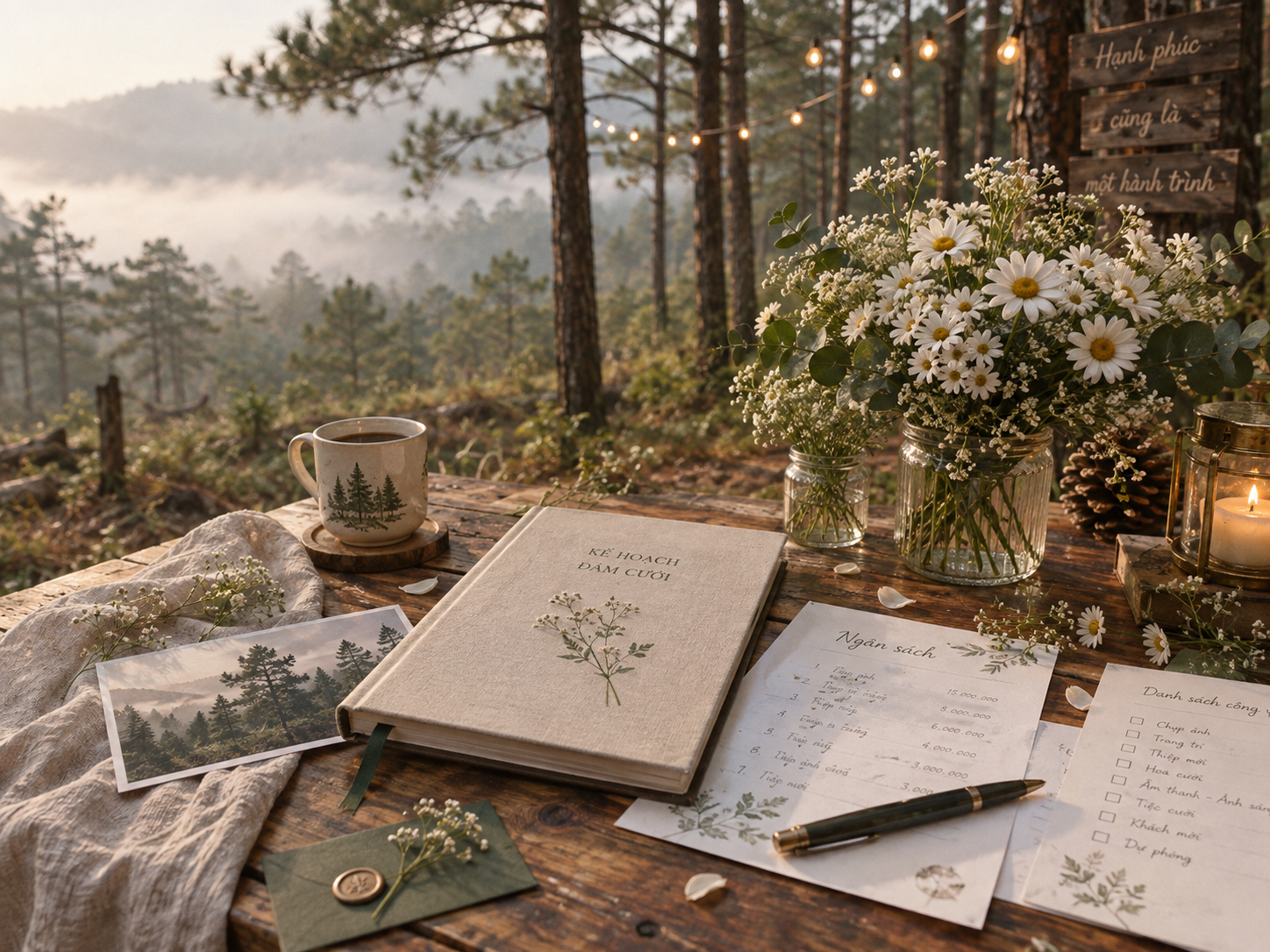 Đám Cưới Quy Mô Nhỏ - Bảng Ngân Sách Tiệc Cưới Thân Mật 50-100 Khách The Pine Wedding Planner