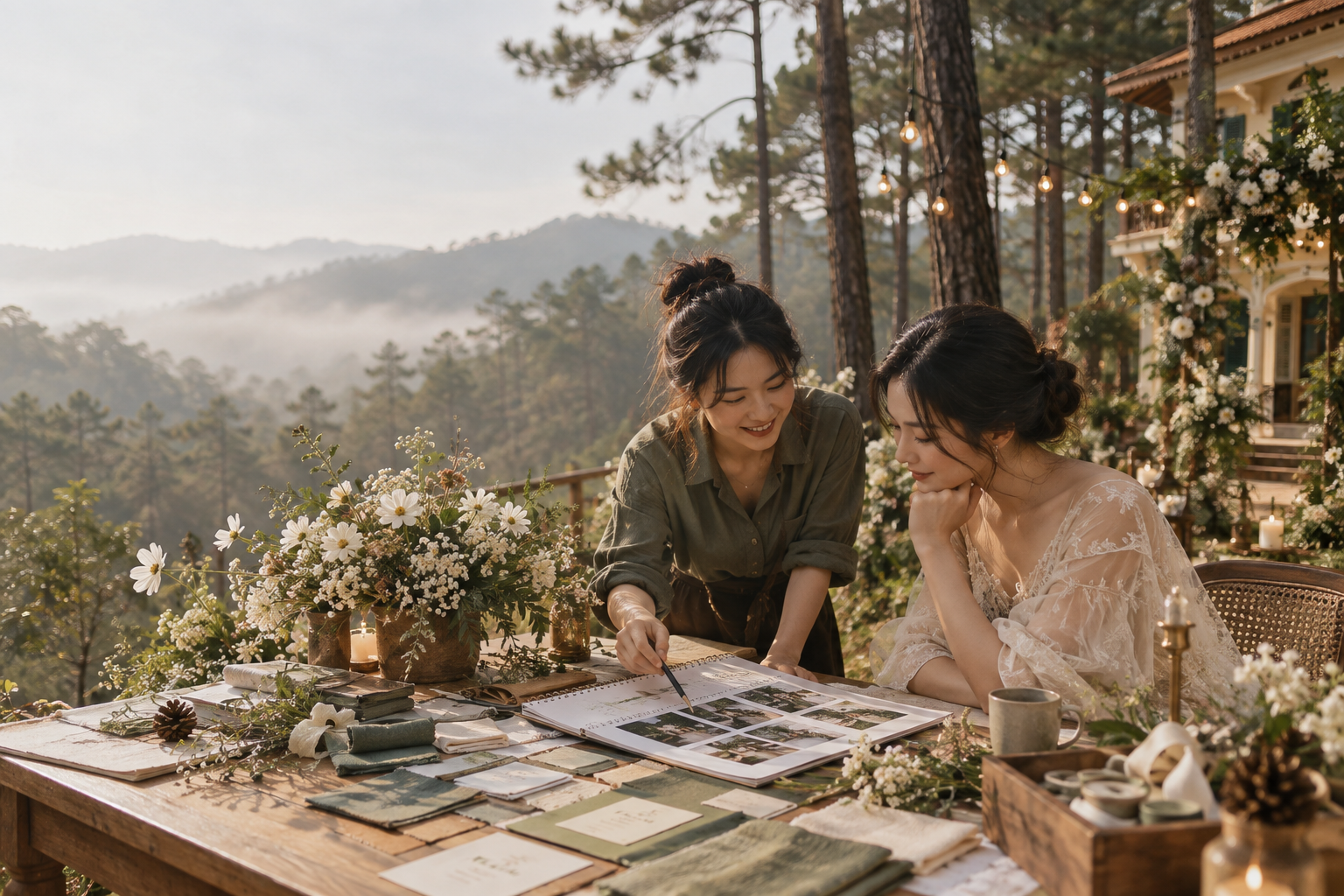 Trang Trí Gia Tiên Sang Trọng Với Bảng Chi Phí Hoa Tươi Cao Cấp Và Kế Hoạch Ngân Sách - The Pine Wedding Planner