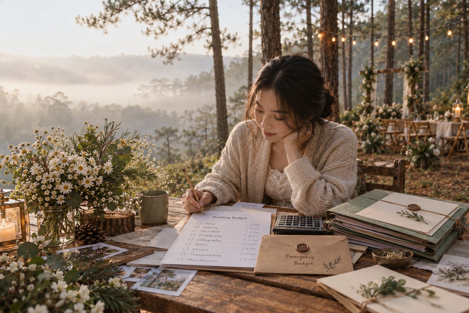 Chi Phí Tiệc Cưới Với Khung Quản Lý Ngân Sách Chống Phát Sinh - The Pine Wedding Planner