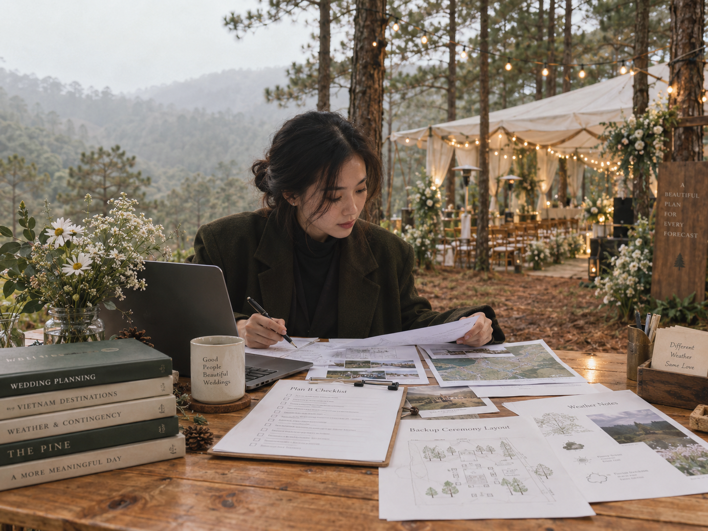 Kinh Nghiệm Destination Wedding Với Kịch Bản Plan B Cho Thời Tiết Và Sự Cố - The Pine Wedding Planner