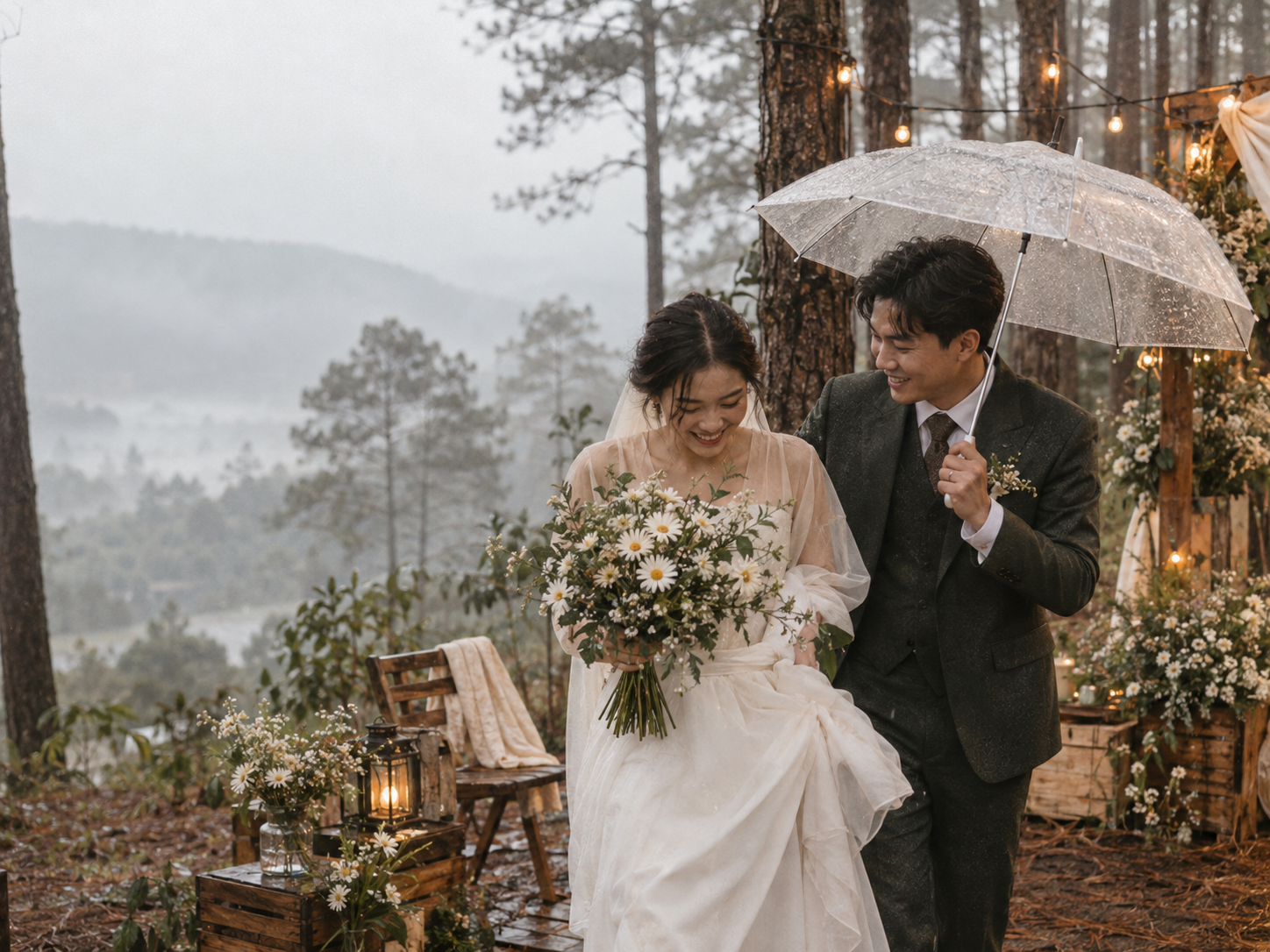 Chụp Ảnh Cưới Đà Lạt Trong Sương Mù Và Kịch Bản Dự Phòng Cho Ngày Chụp - The Pine Wedding Planner