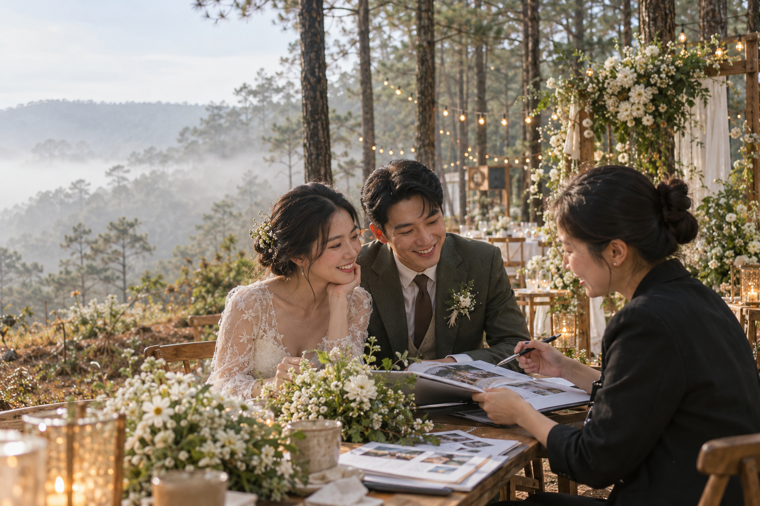 Mẫu Gia Tiên Hoa Tươi Đẹp - Quy Trình Dịch Vụ Cưới Hỏi Gia Tiên Chuyên Nghiệp Tại Đà Lạt