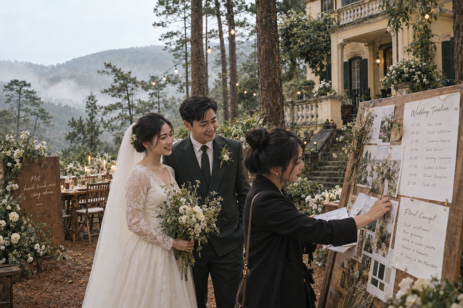Resort Tổ Chức Tiệc Cưới Bãi Biển - Quy Trình Lên Kế Hoạch Đám Cưới Destination Wedding The Pine Wedding Planner