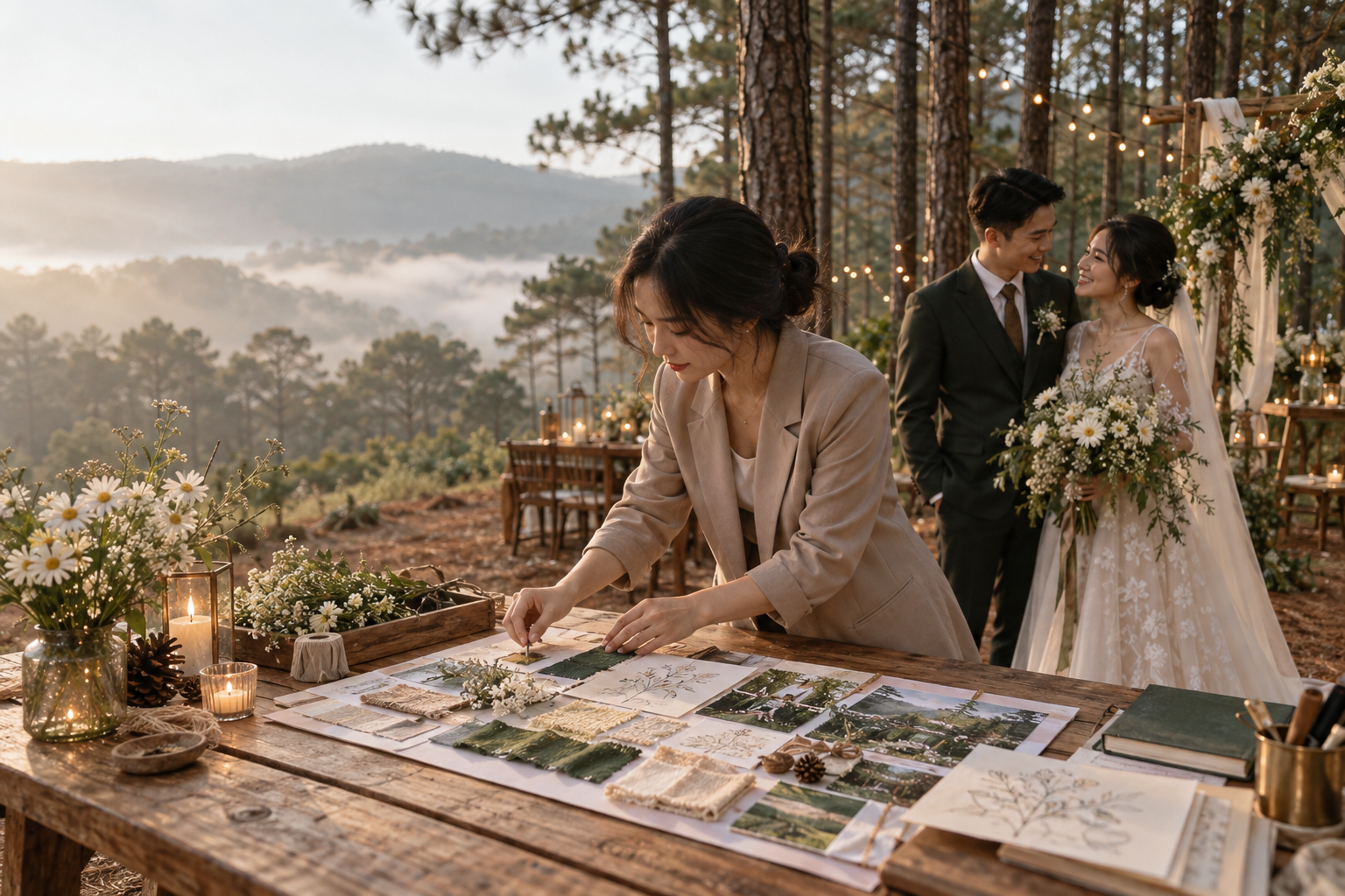 Đám Cưới Phong Cách Tối Giản Với Quy Trình Wedding Planner Chuyên Nghiệp Tại Đà Lạt - The Pine Wedding Planner
