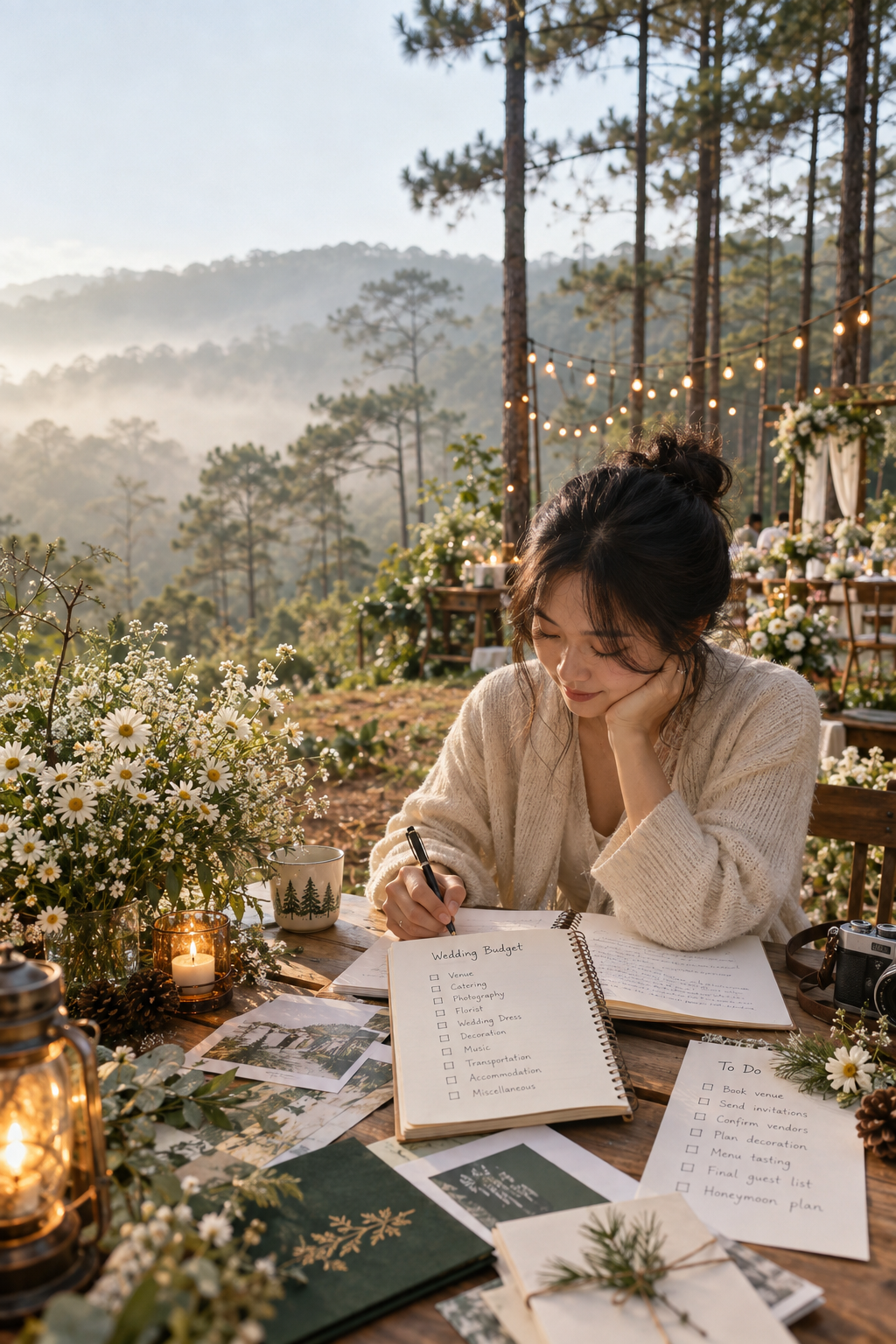 Báo Giá Địa Điểm Tiệc Cưới Ngoài Trời Với Bảng Dự Trù Kinh Phí Cưới Minh Bạch - The Pine Wedding Planner