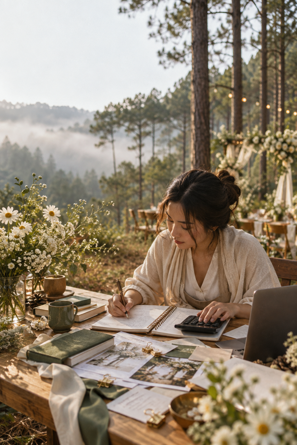 Điều Phối Tiệc Tối Và Dự Trù Ngân Sách Đám Cưới - The Pine Wedding Planner