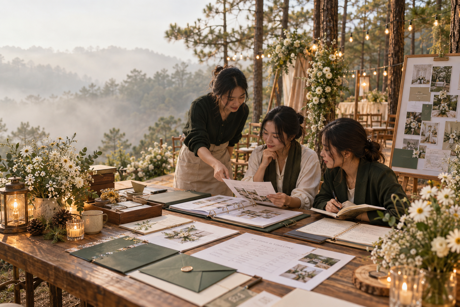 Bảng Giá Điều Phối Tiệc Cưới - Chi Tiết Gói Dịch Vụ Điều Phối Ngày Cưới - The Pine Wedding Planner