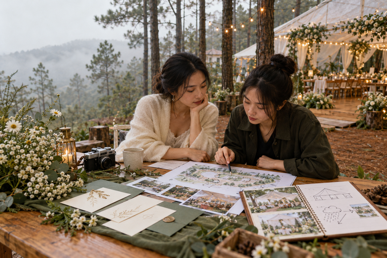 Timeline chuẩn bị đám cưới tại Đà Lạt với ngân sách, địa hình và Plan B - The Pine Wedding Planner