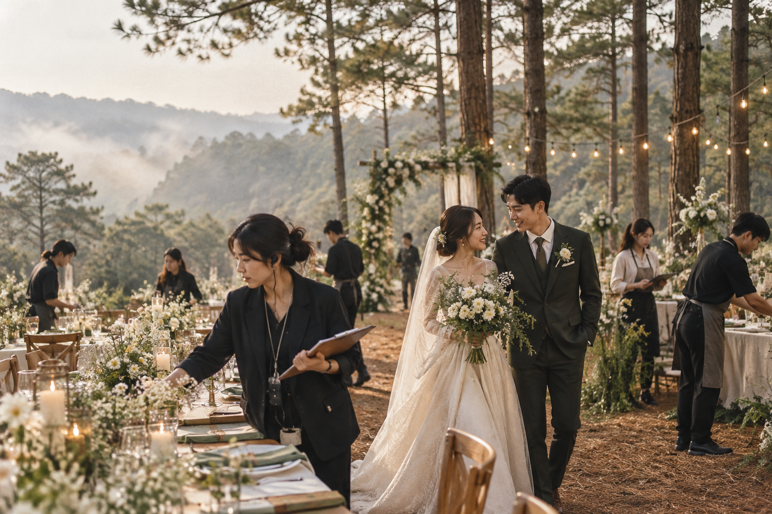 Tại Sao Cần Wedding Coordinator - Quy Trình Day-Of Coordination Cho Đám Cưới Rừng Thông Đà Lạt - The Pine Wedding Planner