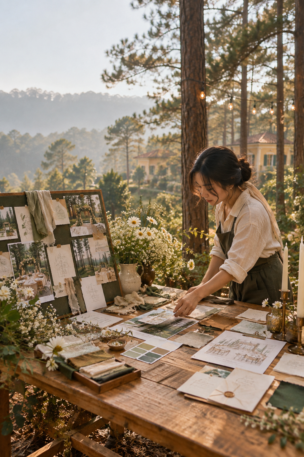 Quy Trình Tổ Chức Tiệc Cưới Ngoài Trời Bình Thạnh Trọn Gói A-Z - The Pine Wedding Planner