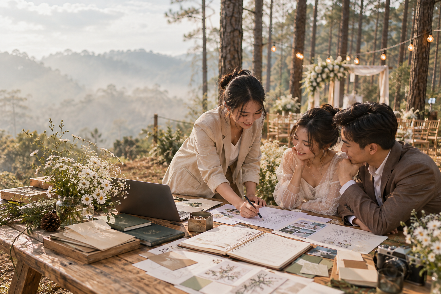 Nhạc đám cưới hay - Quy Trình Wedding Planner Từ Ý Tưởng Đến Ngày Cưới Tại Đà Lạt - The Pine Wedding Planner