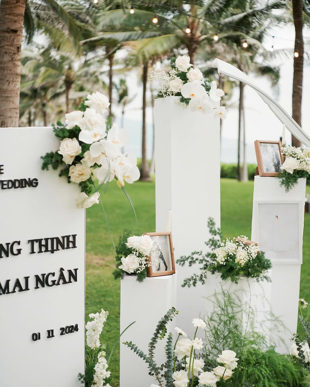 Phong cách cưới rustic với bàn tiệc cưới ngoài trời và hoa tươi tại Đà Lạt - The Pine Wedding Planner